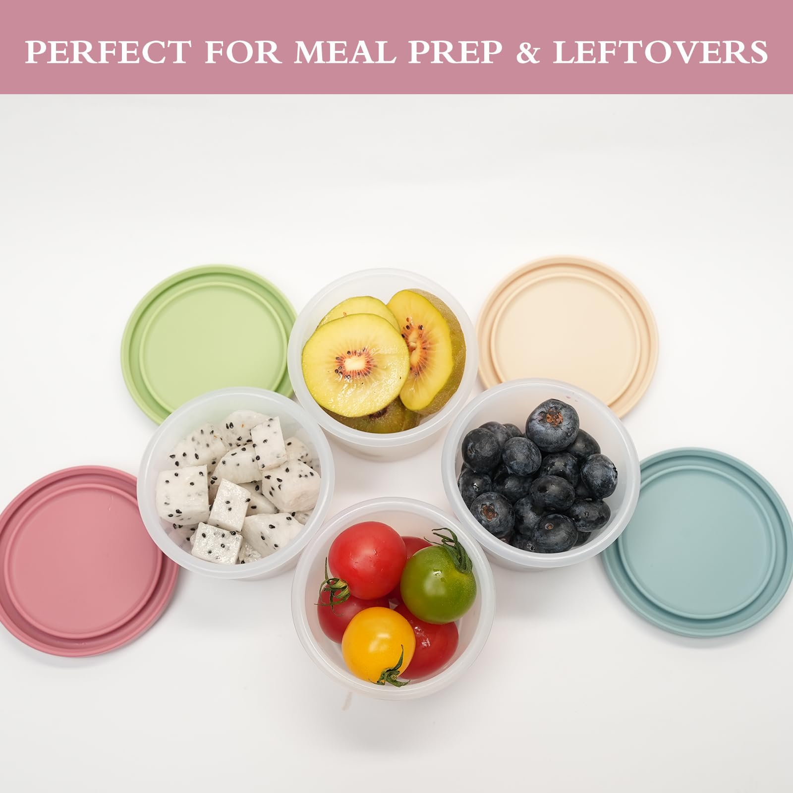 Food Snacks Box - Food Grade Silicone Baby Food Container,Airtight