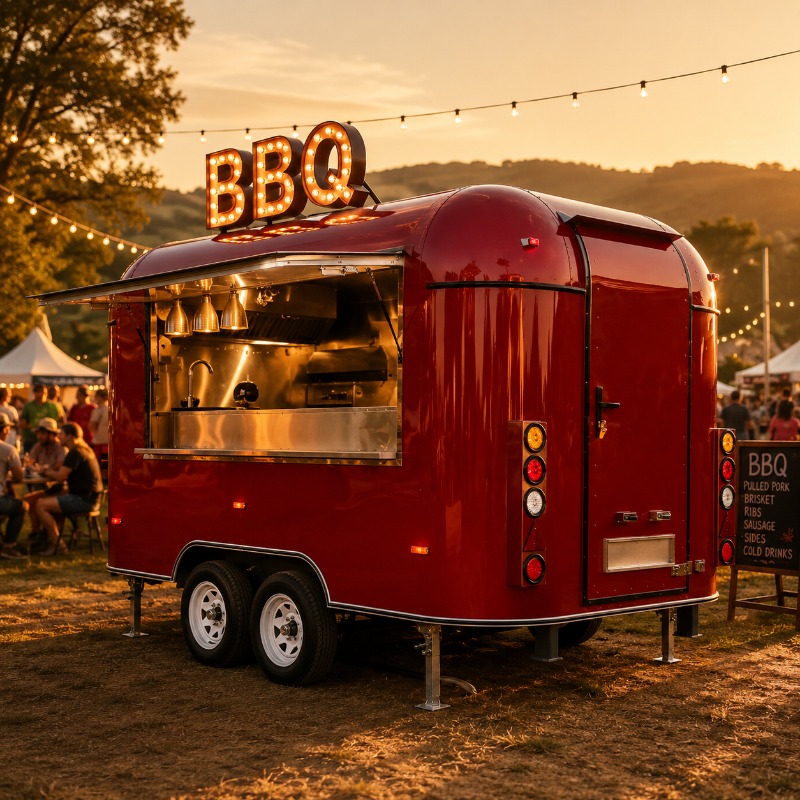 Food Snack - Food Truck Trailer Street Catering Customized