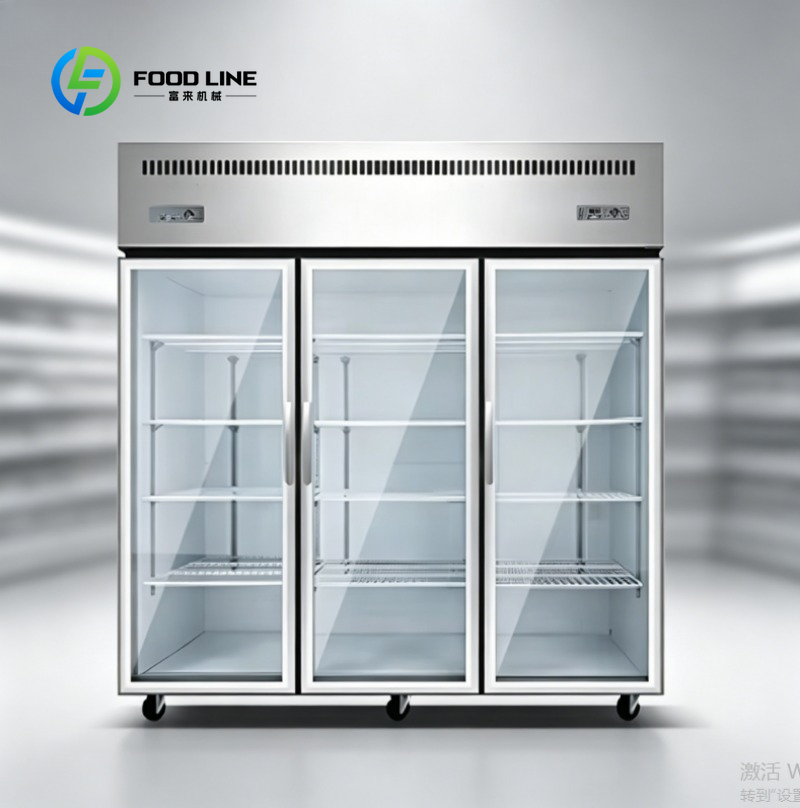 Quick Food Snacks - customize Refrigerator Display Cooler Cabinet Chiller