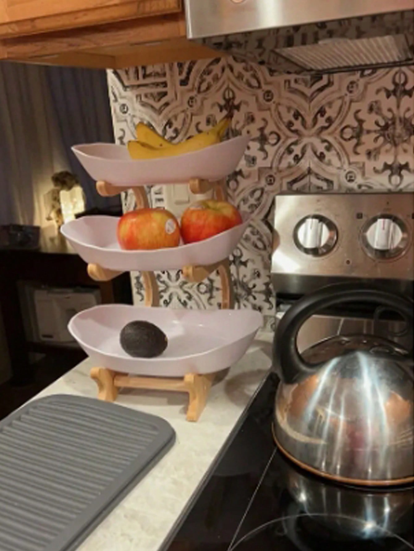 Luxury 3-Tier Wooden Fruit Bas – обзор и цена Snacks Food Gift Baskets