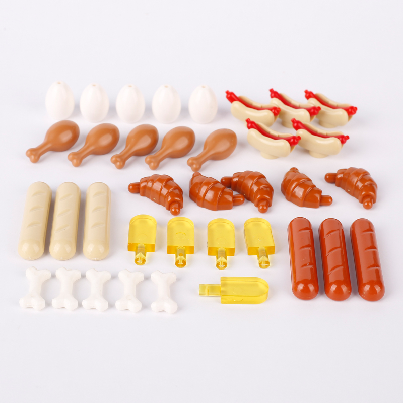 MOC City Street Figures Food P – обзор и цена Food Like Snacks