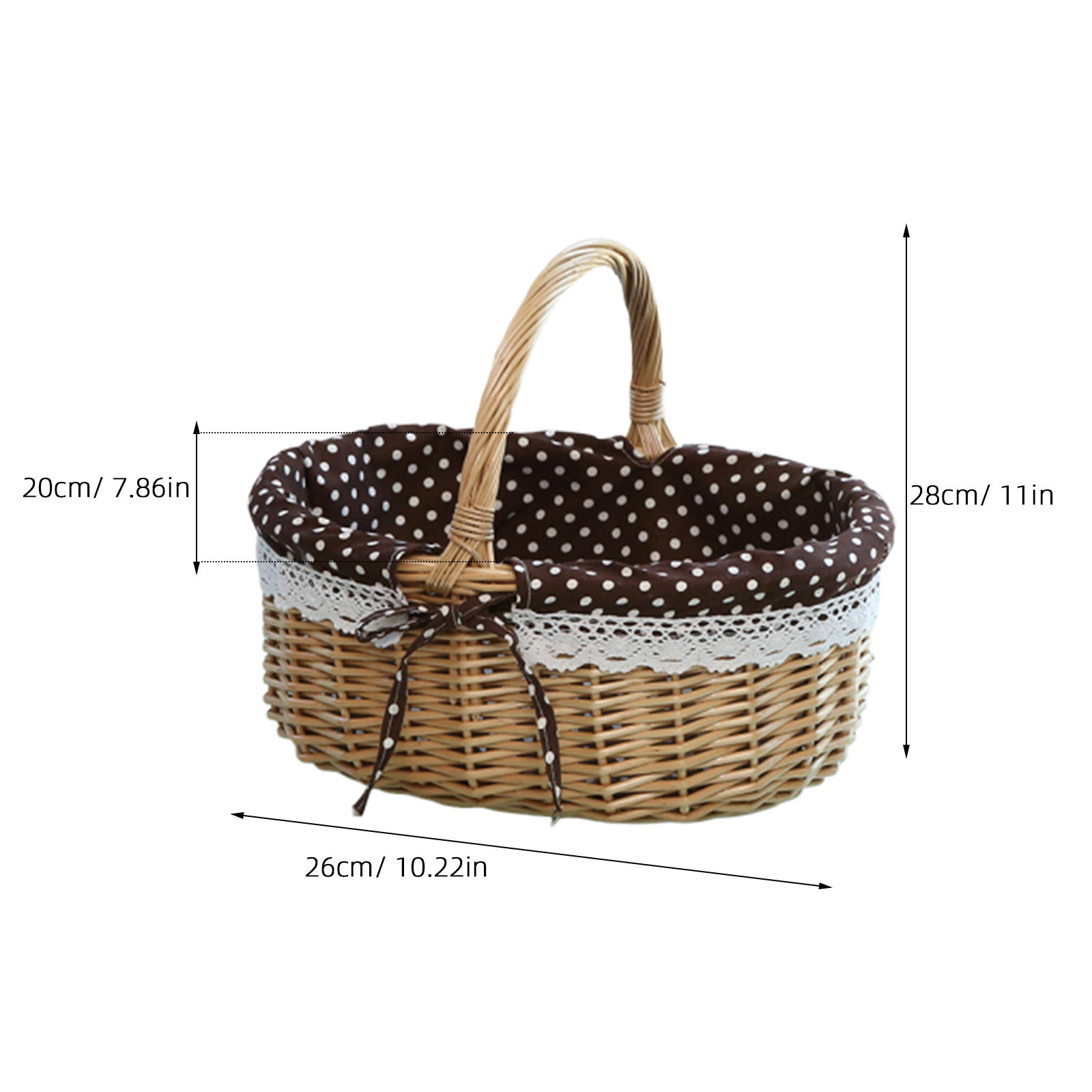 Wicker Fruit Basket Food Stora – обзор и цена Snacks Food Gift Baskets