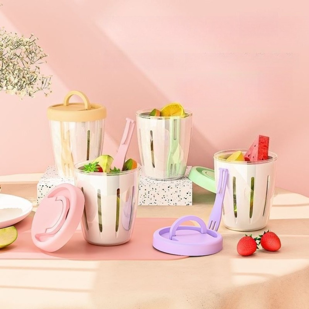 Portable Cylindrical Food Cont – обзор и цена Food Snacks Box