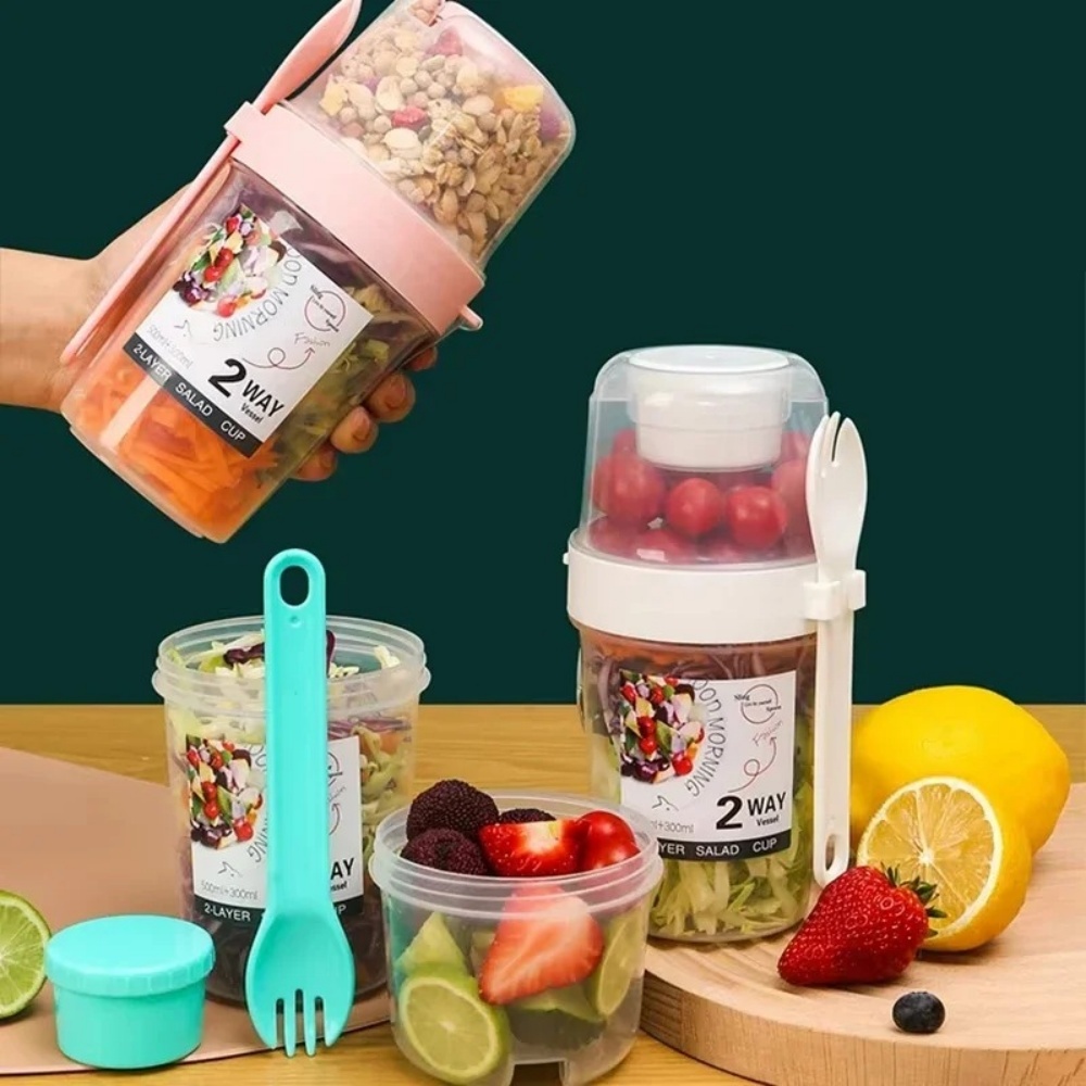 Portable Salad Cup Breakfast C – обзор и цена Food Snacks Box