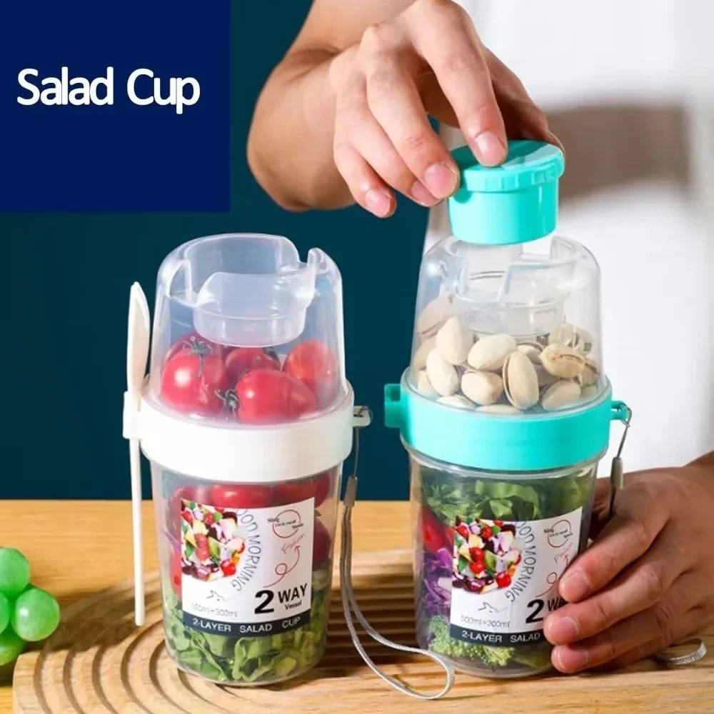Portable Salad Cup Breakfast C – обзор и цена Food Snacks Box