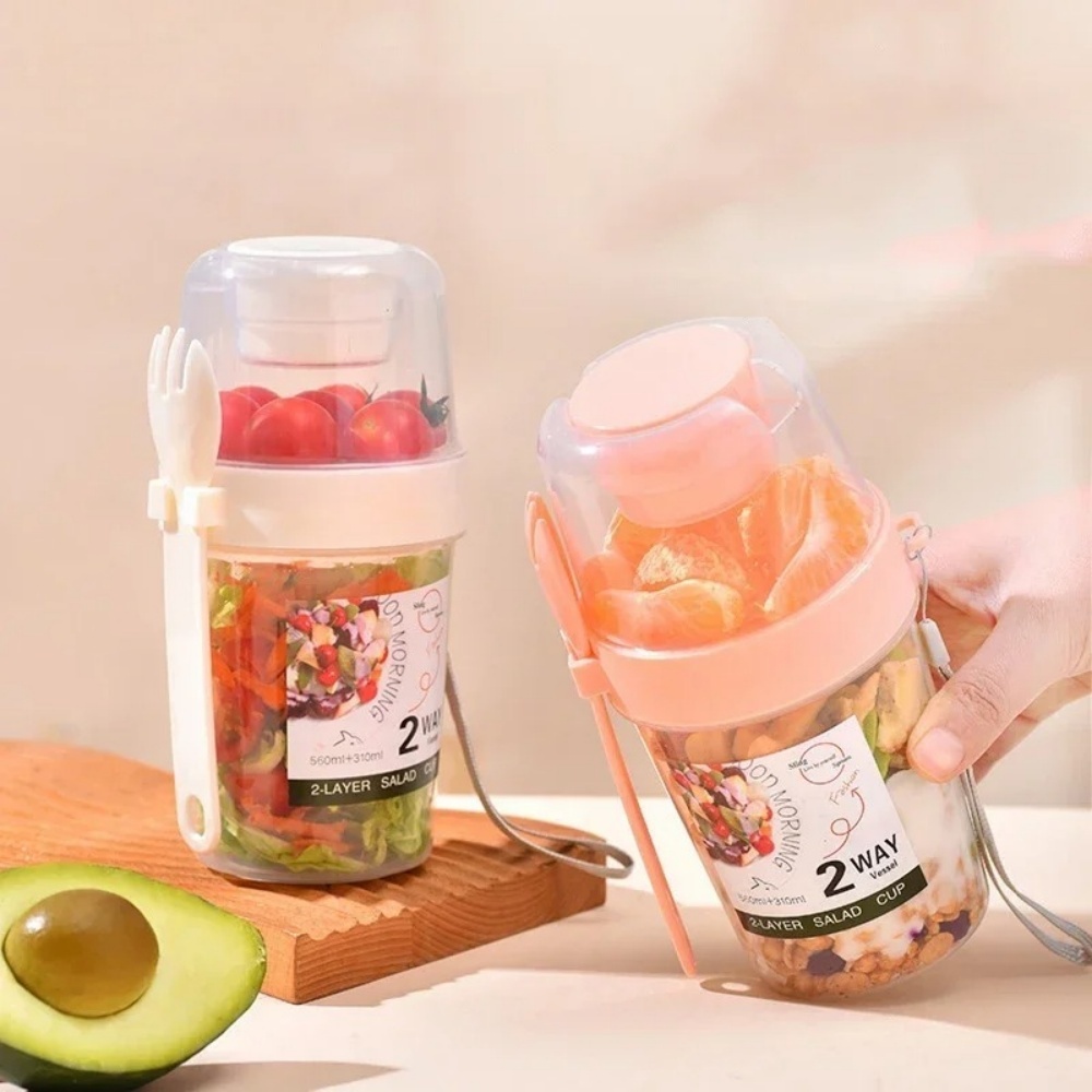 Portable Salad Cup Breakfast C – обзор и цена Food Snacks Box