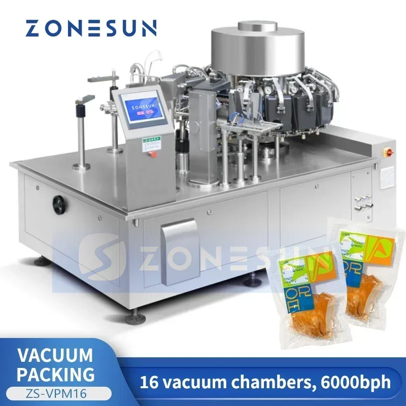 ZONESUN ZS-VPM16 Rotary Vacuum – обзор и цена Food Snack