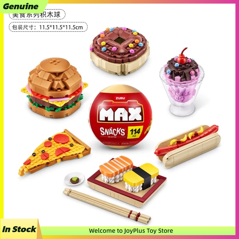 ZURU MAX Snacks Blind Box Buil – обзор и цена Food Snacks Box