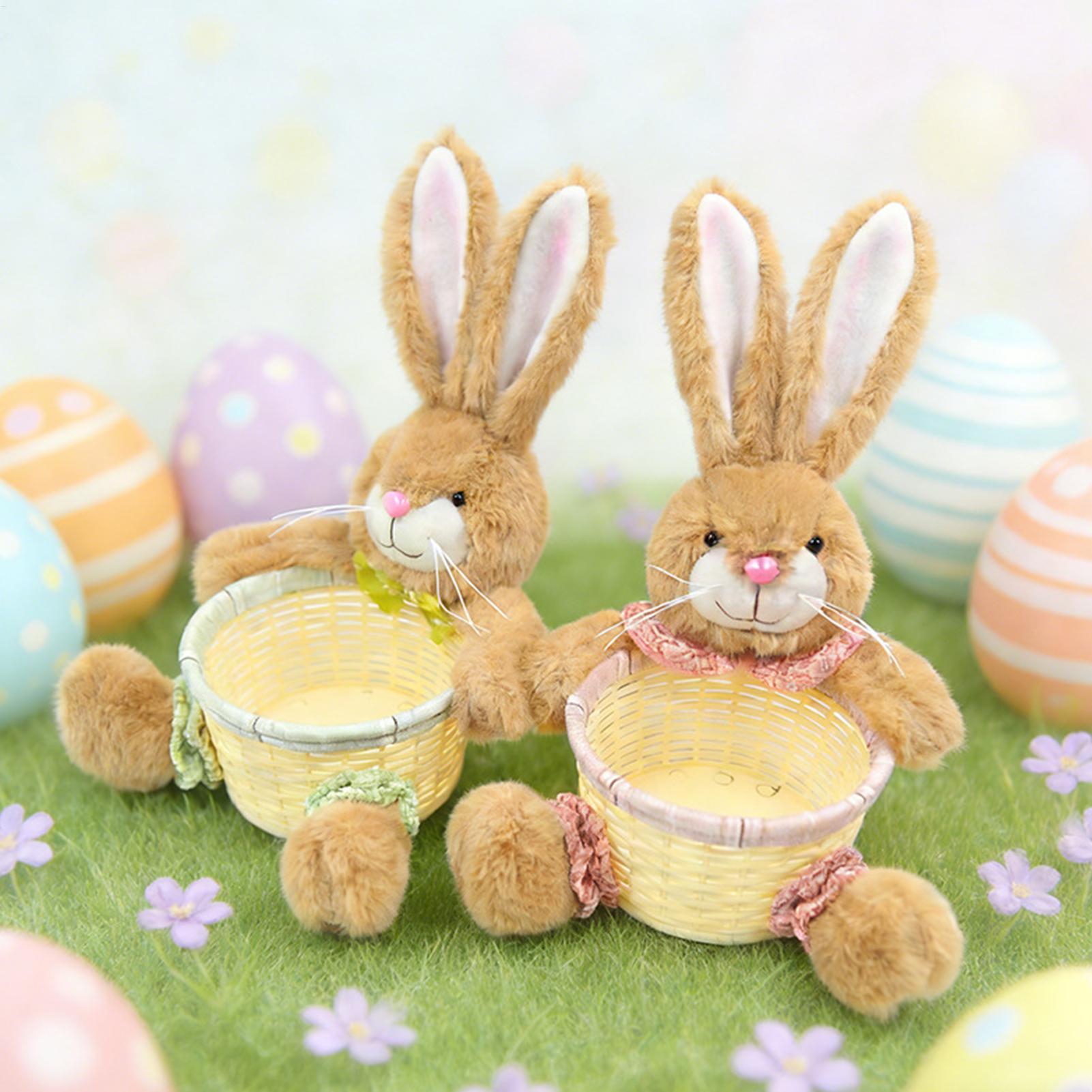 Easter Bunny Basket Rabbits Sh – обзор и цена Snacks Food Gift Baskets