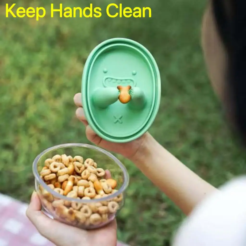 Hands-Free Snack Box, No Crumb – обзор и цена Food Snacks Box