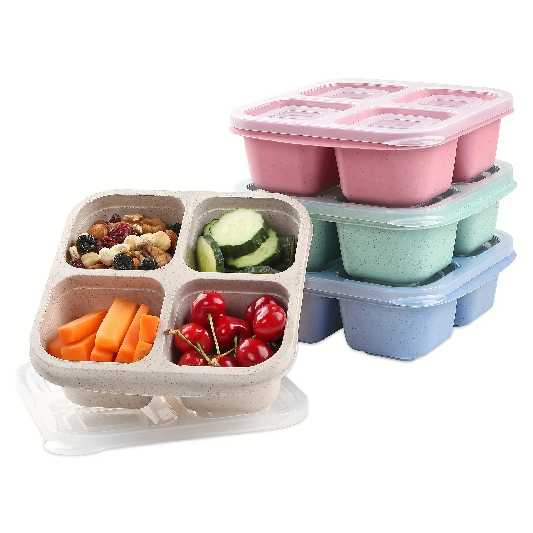 Snack Box with Four Transparen – обзор и цена Food Snacks Box