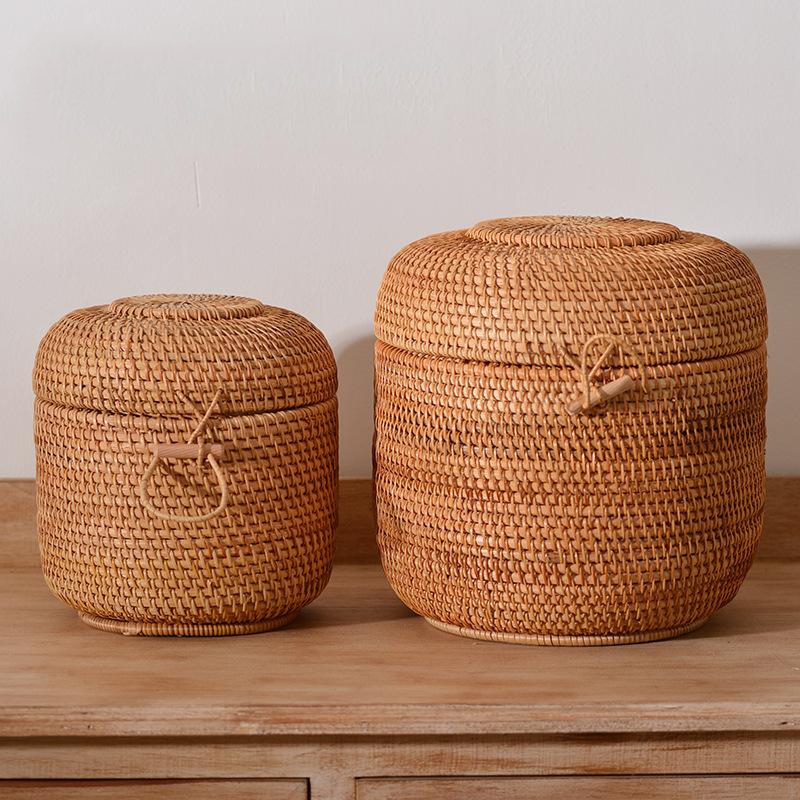 Handwoven Rattan Tea Storage B – обзор и цена Food Snacks Box