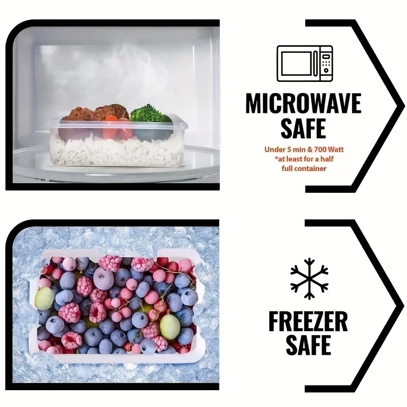 4-Piece Clear Food Storage Con – обзор и цена Dry Food Snacks