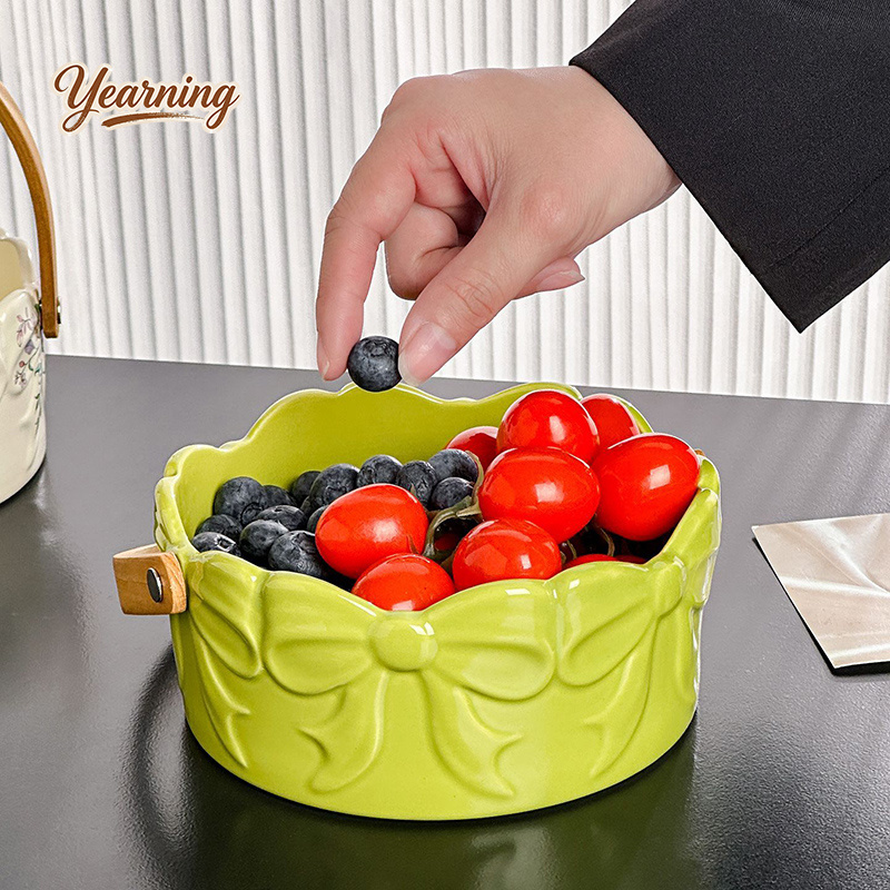 High End Bow Handle Ceramic Fr – обзор и цена Snacks Food Gift Baskets