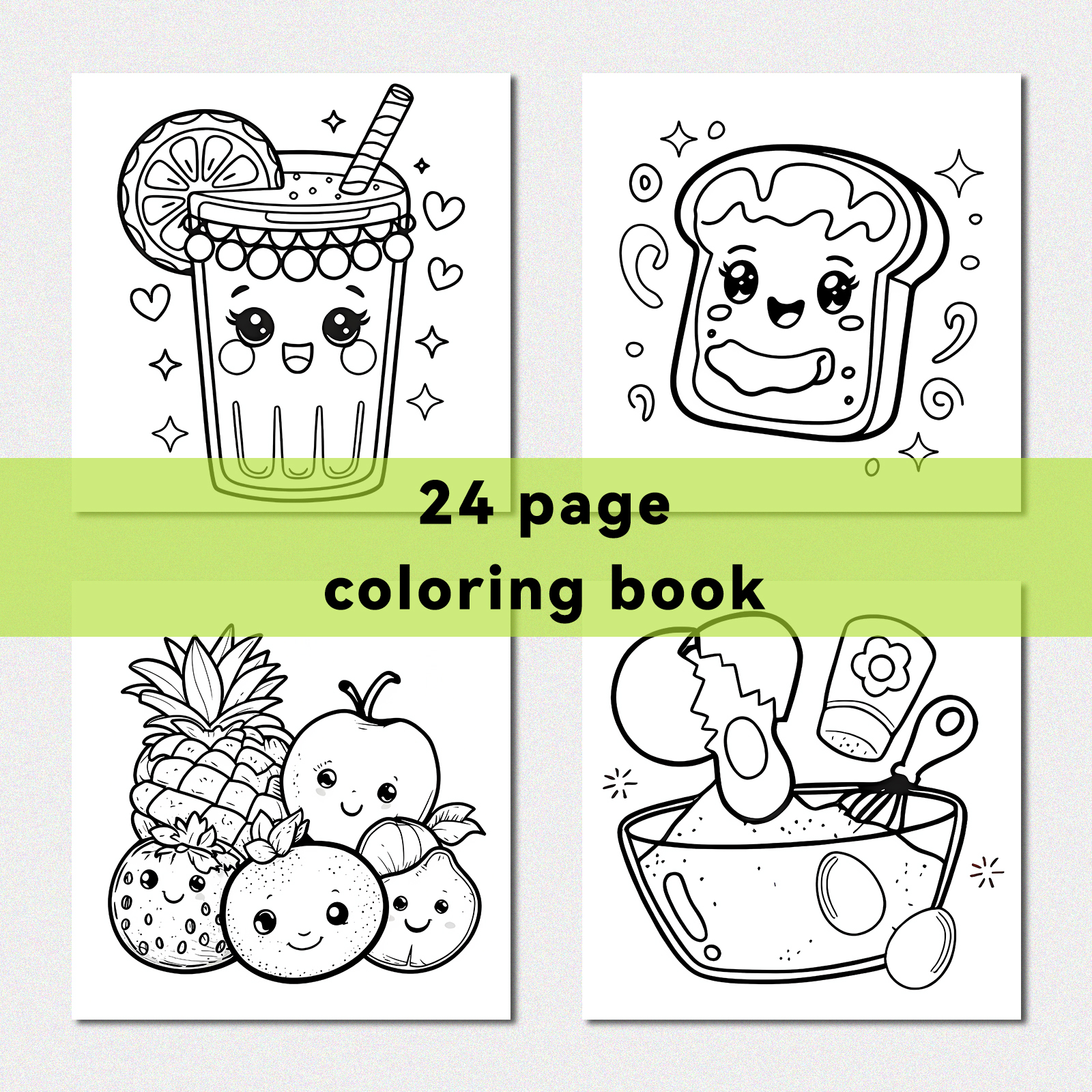 FOOD AND SNACK Coloring Book F – обзор и цена Food Snacks Drawing