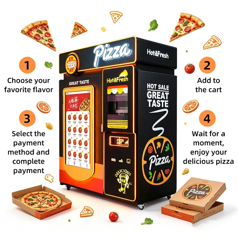 Pizza Snack Vending Kiosk Cust – обзор и цена Quick Food Snacks