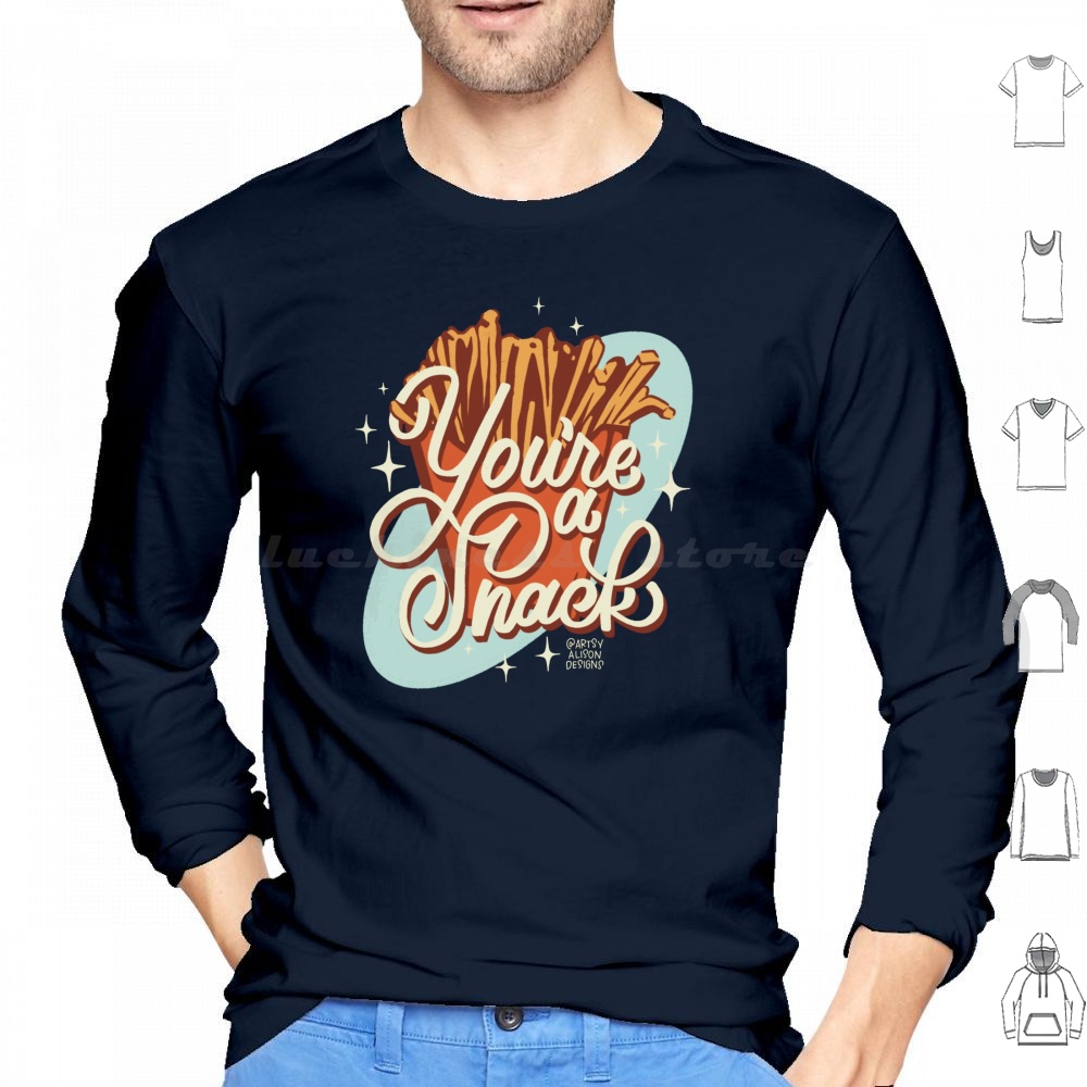You’re A Snack Hoodie Cotton L – обзор и цена Food Snacks Drawing