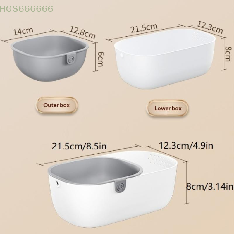 Double Layer Drain Basket Kitc – обзор и цена Quick Food Snacks