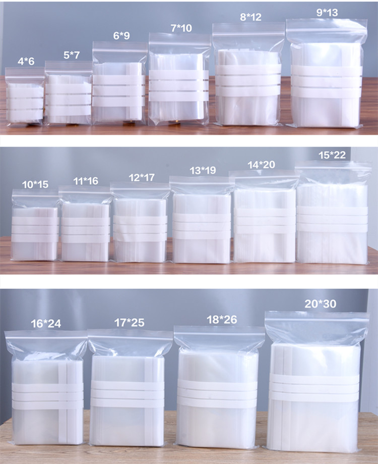 200PCS Clear PE Writable Ziplo – обзор и цена Food Like Snacks