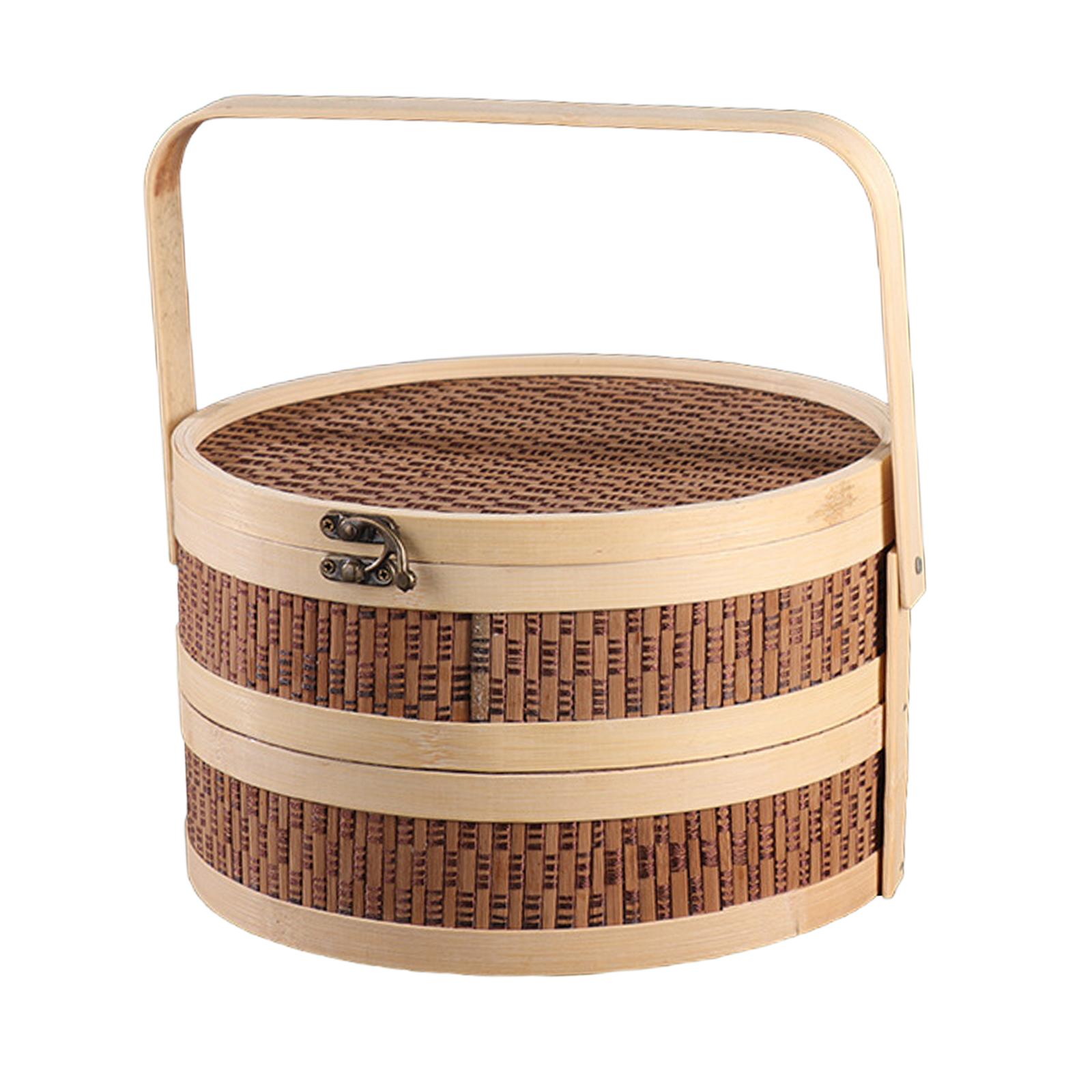 Bamboo Basket Serving Portable – обзор и цена Snacks Food Gift Baskets