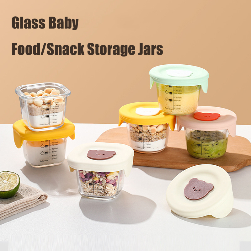 180ml Glass Baby Food Storage  – обзор и цена Food Snacks For Toddlers