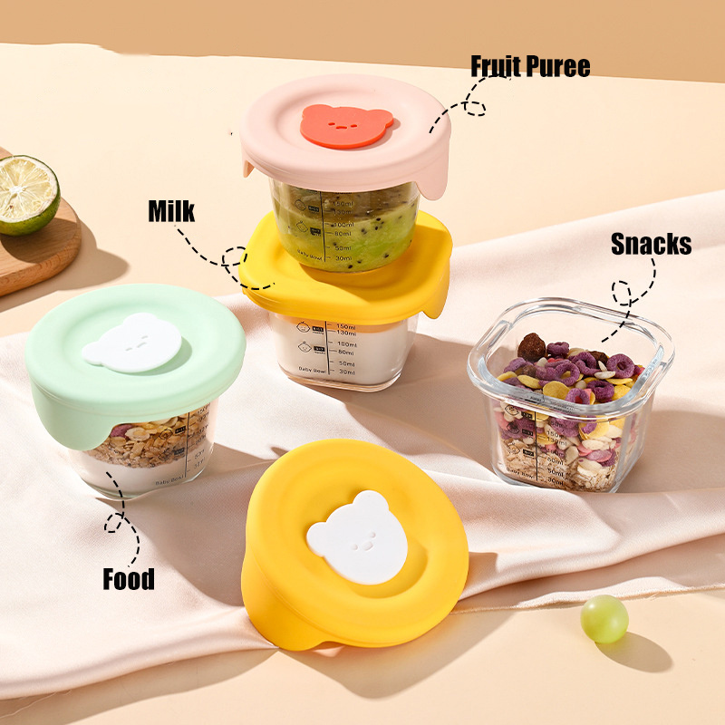 180ml Glass Baby Food Storage  – обзор и цена Food Snacks For Toddlers