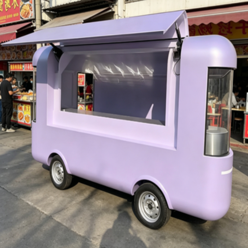Round Movable Food Trailer Por – обзор и цена Food Snacks To Sell