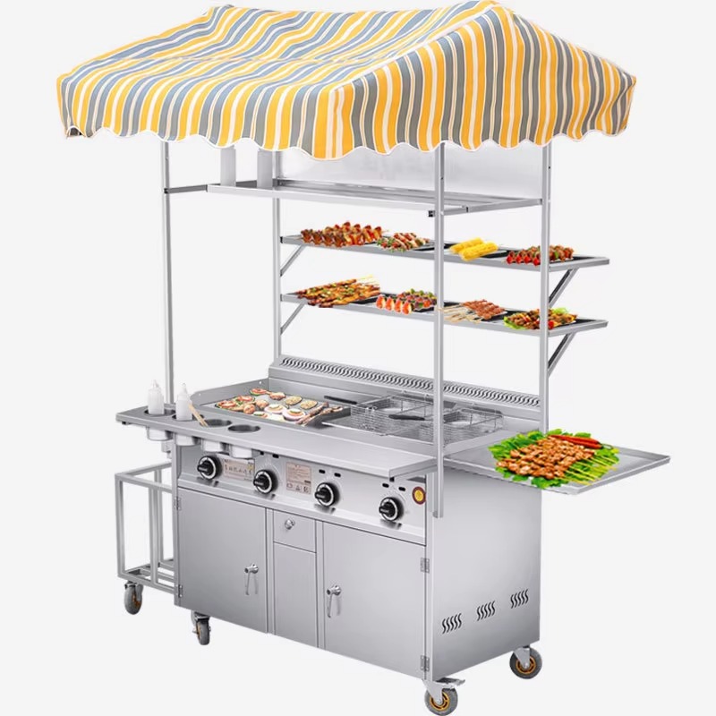 Gas-powered mobile snack cart  – обзор и цена Food Snacks To Sell