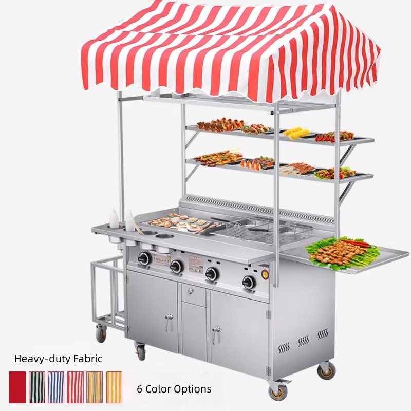 Gas-powered mobile snack cart  – обзор и цена Food Snacks To Sell