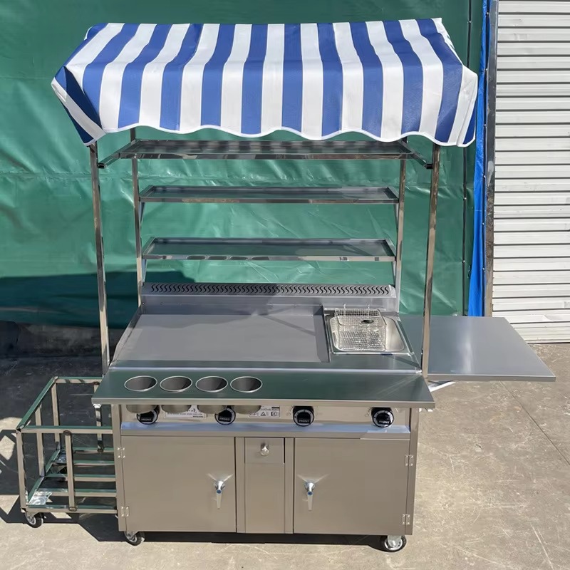 Gas-powered mobile snack cart  – обзор и цена Food Snacks To Sell