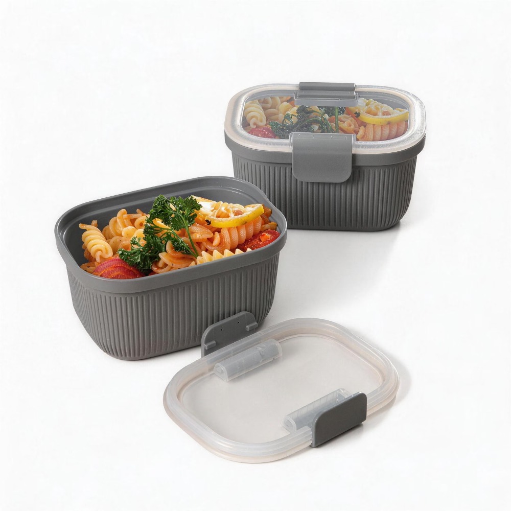 Rectangle Grey Bento Box Snack – обзор и цена Food Snacks Box
