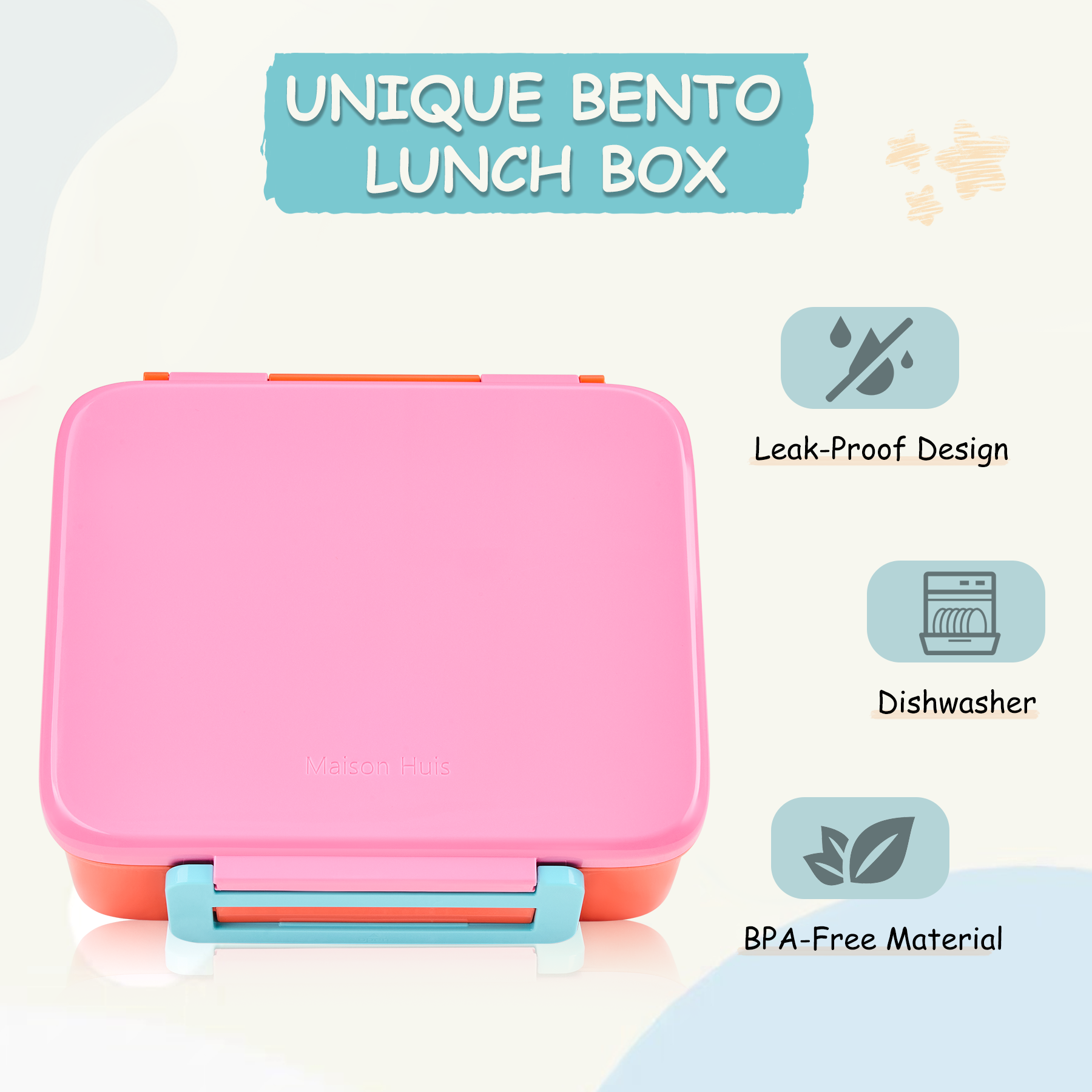 Bento Lunch Box for Kids with  – обзор и цена Food Snacks For Toddlers