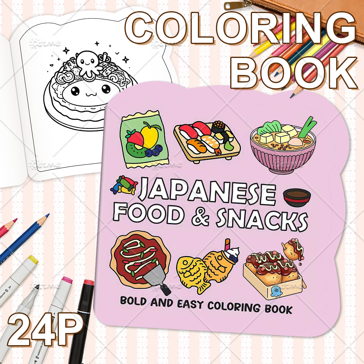 JAPANESE FOOD & SNACKS Irregul – обзор и цена Food Snacks Drawing