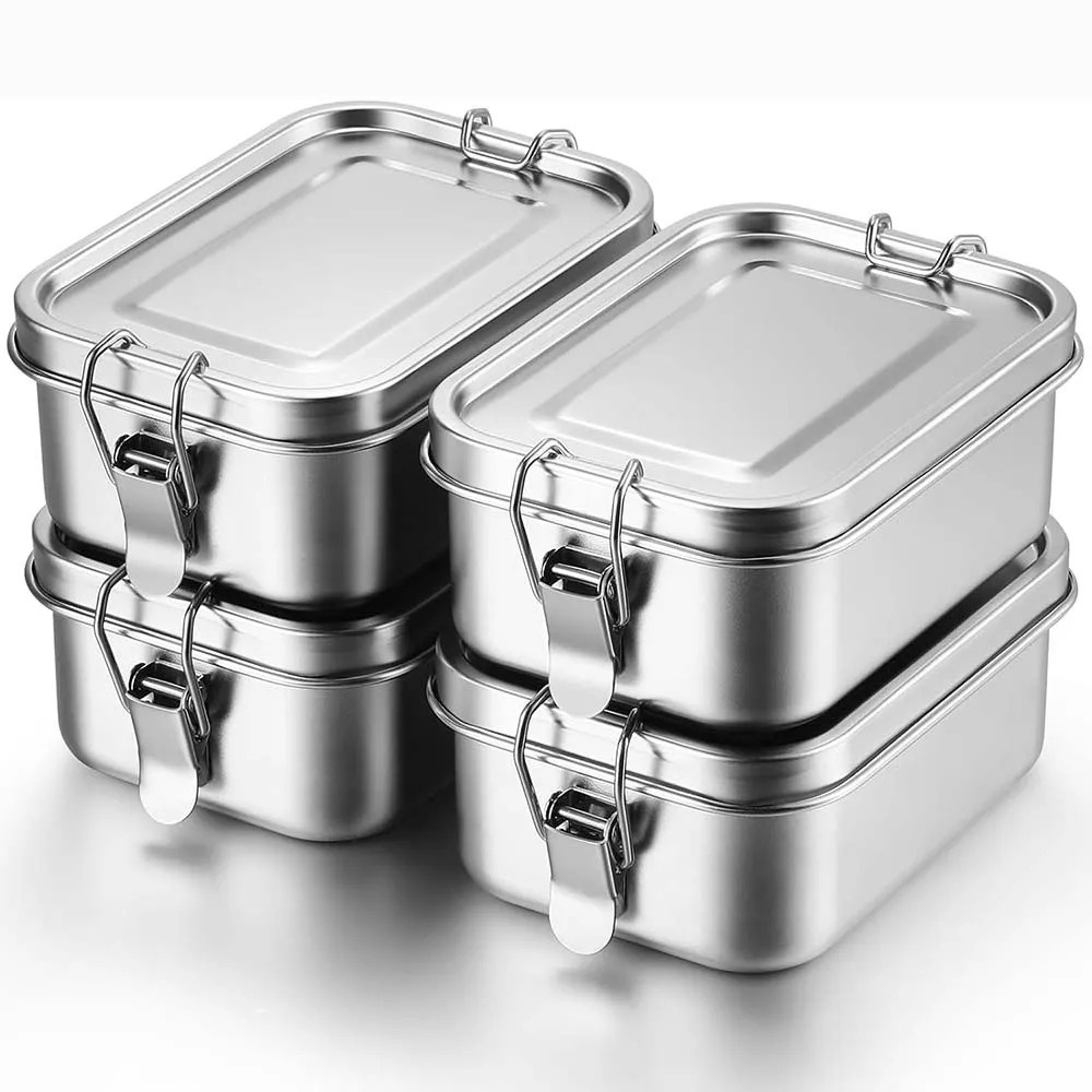 Stainless Steel Bento Box Meta – обзор и цена Food Snacks Box