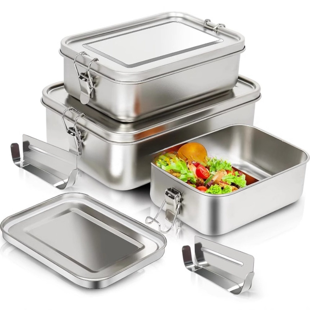 Stainless Steel Bento Box Meta – обзор и цена Food Snacks Box