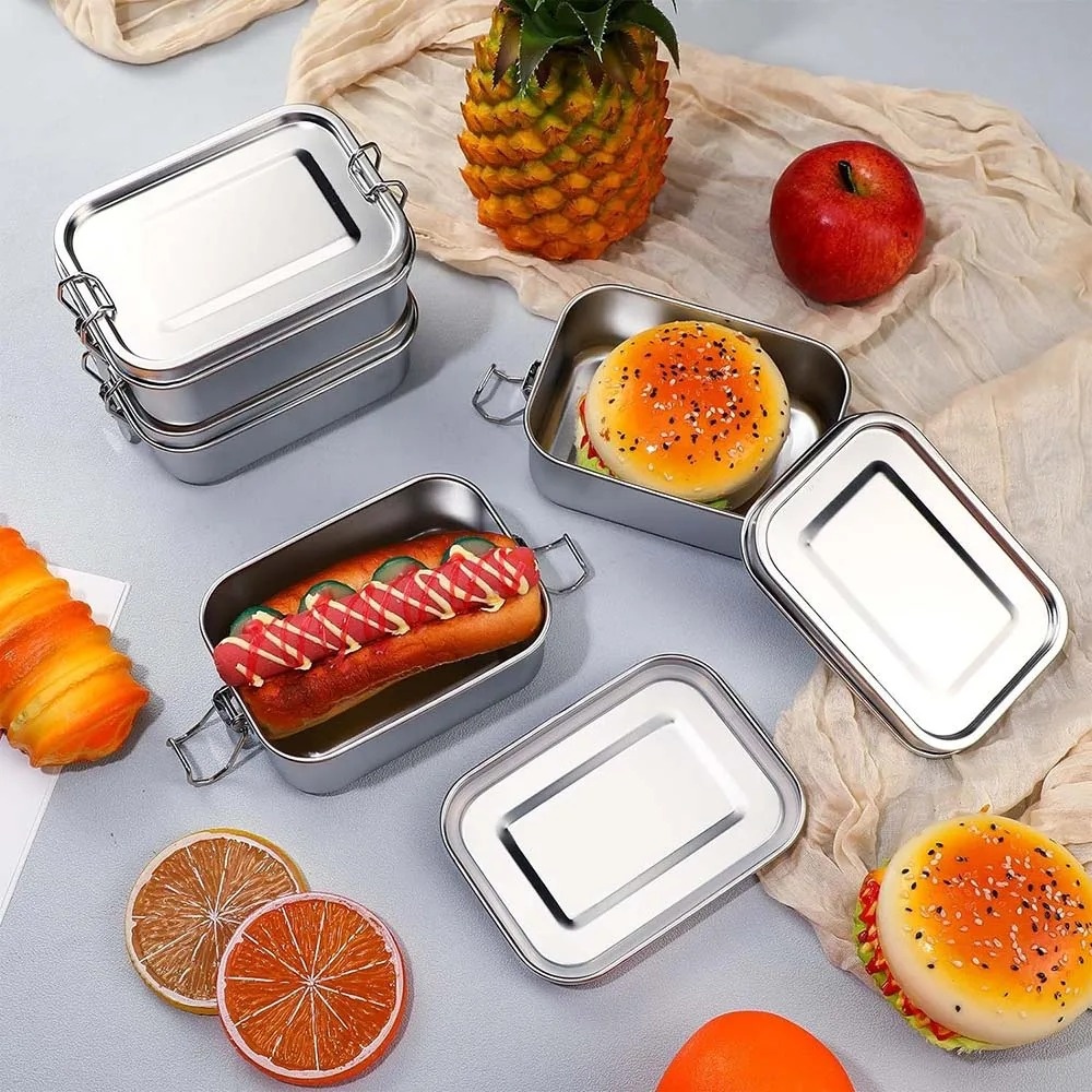 Stainless Steel Bento Box Meta – обзор и цена Food Snacks Box